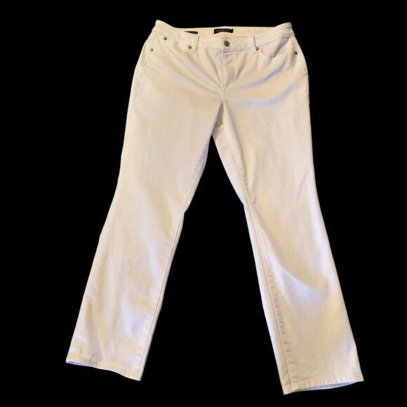 Hollister Denim - Hollister Med Rise Super Skinny Jeans Cream Stretch Denim Size 5‎ (27) Short